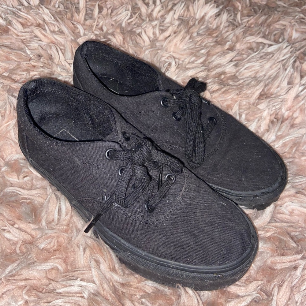All Black Vans